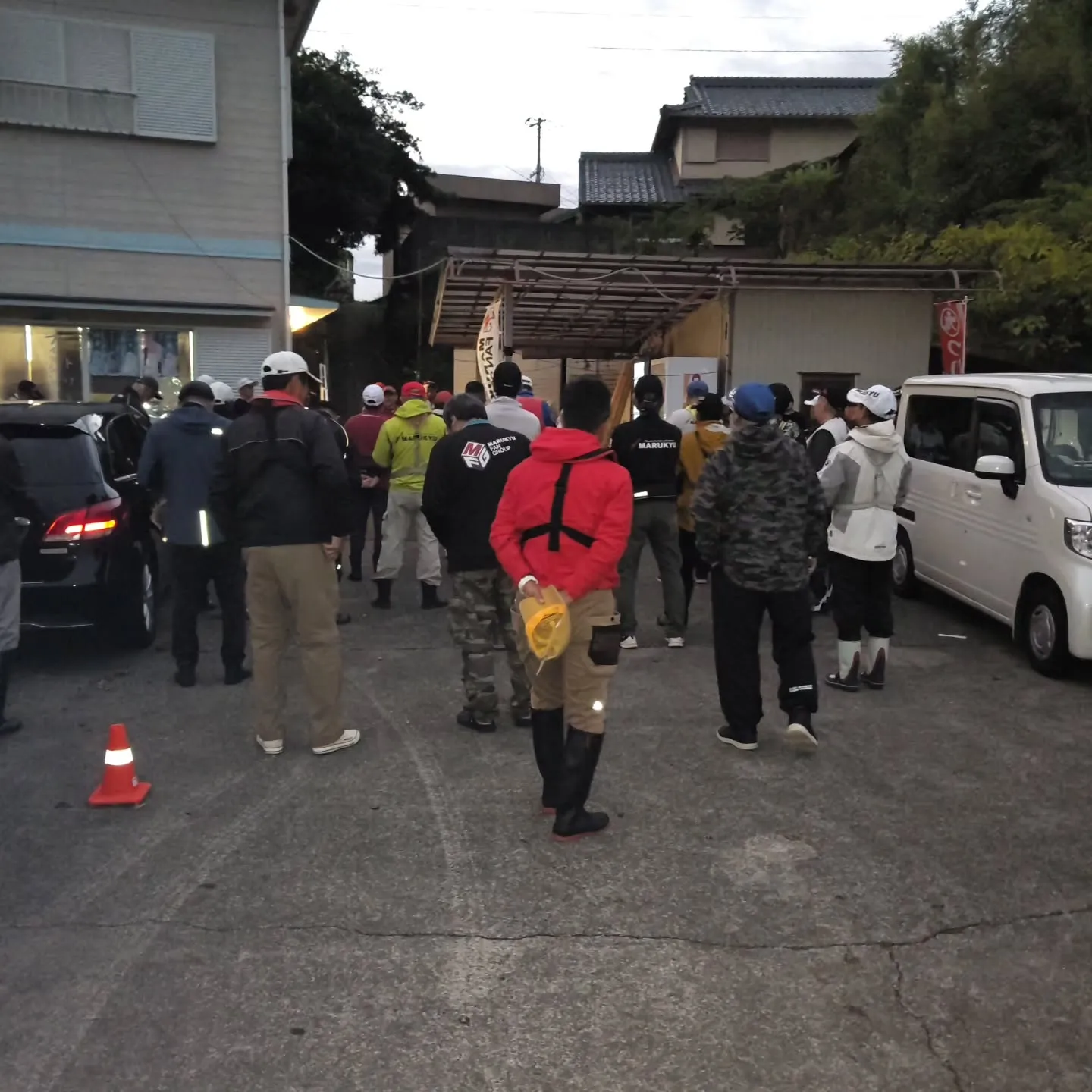 今朝のＭＦＧ開会式の様子です。