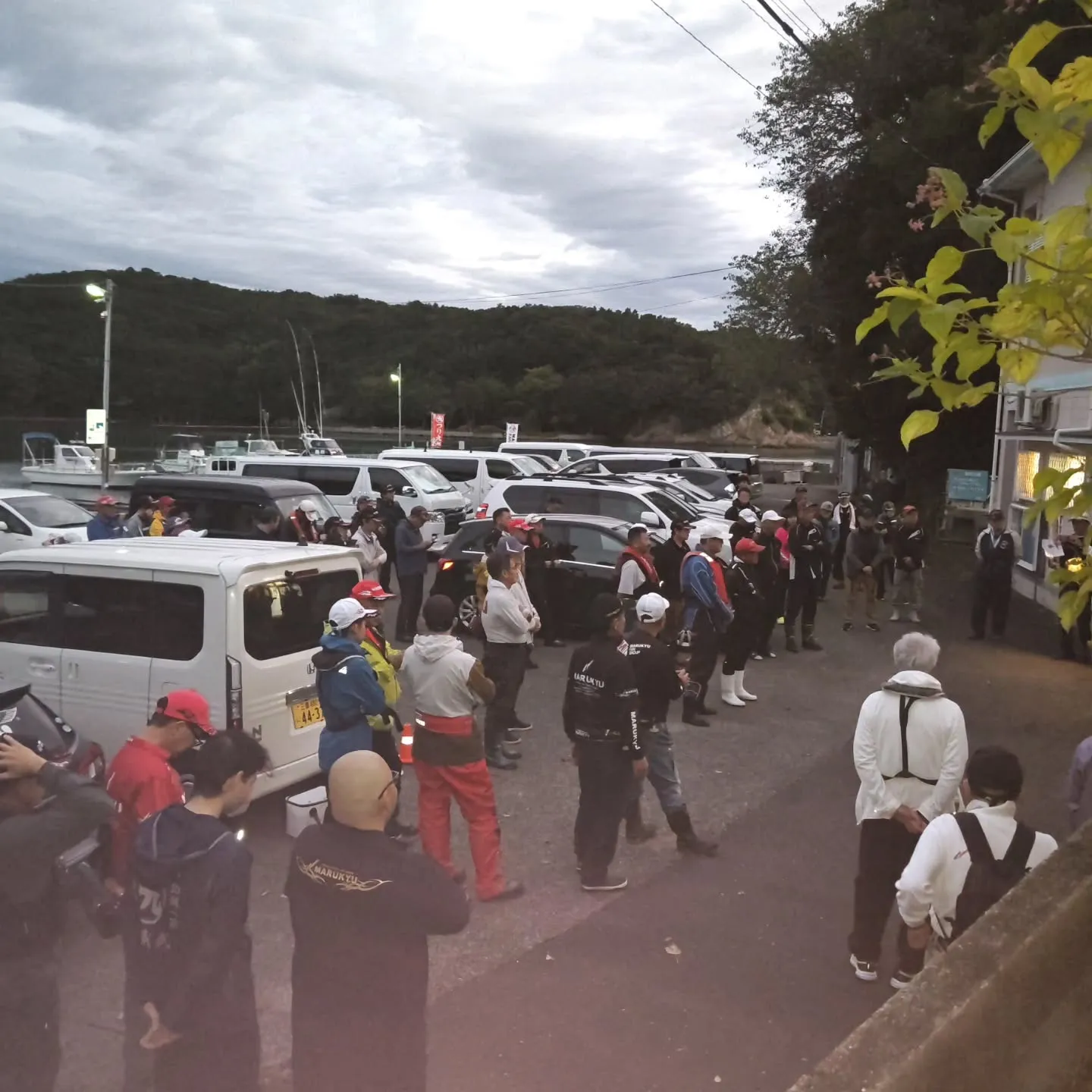 今朝のＭＦＧ開会式の様子です。