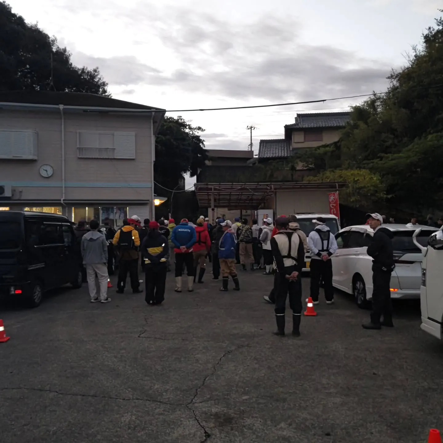 今朝のＭＦＧ開会式の様子です。