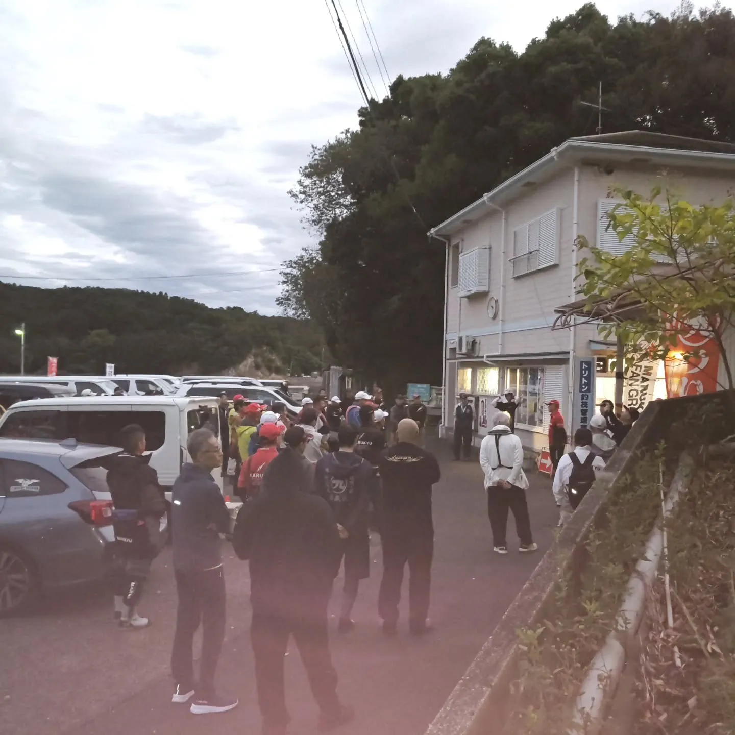 今朝のＭＦＧ開会式の様子です。