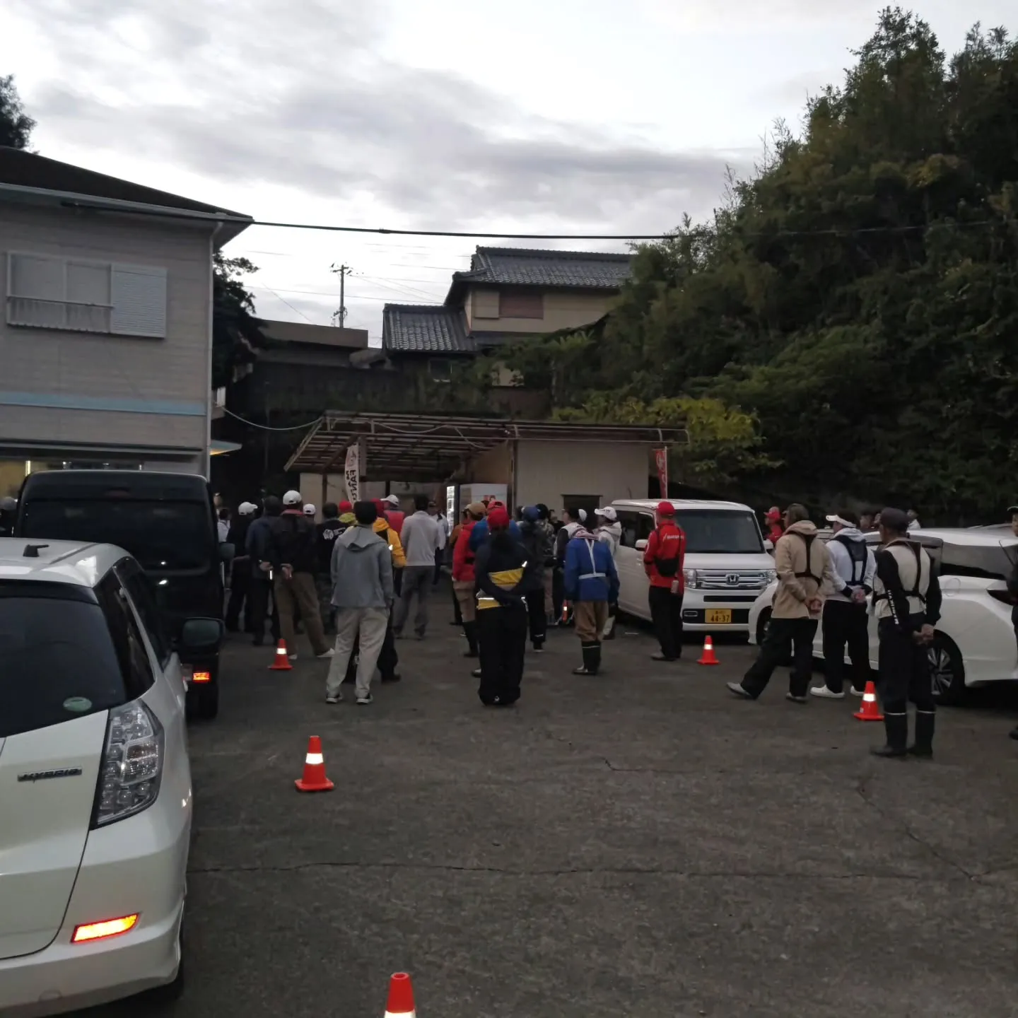 今朝のＭＦＧ開会式の様子です。